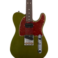 Fender Custom Shop 1963 Telecaster Custom Journeyman Relic Electric Guitar Masterbuilt by Paul Waller Aged Cadillac Green