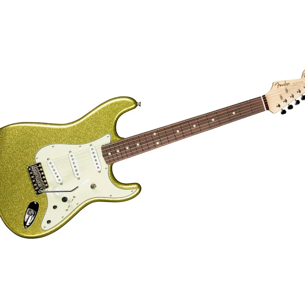 Fender Custom Shop Dick Dale Signature Stratocaster NOS Electric Guitar Chartreuse Sparkle