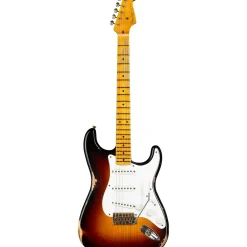 Fender Custom Shop Guitar Center Limited-Edition 70th Anniversary 1954 Stratocaster Relic Electric Guitar Wide Fade 2-Color Sunburst