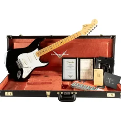 Fender Custom Shop Jimi Hendrix Voodoo Child Stratocaster Journeyman Relic Electric Guitar Black