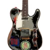 Fender Custom Shop Joe Strummer Telecaster Limited-Edition Electric Guitar Masterbuilt By Paul Waller Aged Black over 3-Color Sunburst