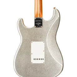 Fender Custom Shop Limited-Edition Platinum Anniversary '50s Stratocaster Journeyman Relic Electric Guitar Aged Silver Sparkle