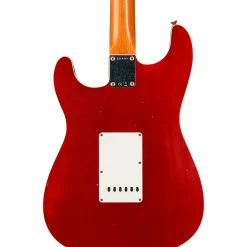 Fender Custom Shop Limited-Edition Double-Bound Stratocaster Journeyman Relic Electric Guitar Aged Candy Apple Red