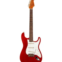 Fender Custom Shop Limited-Edition Double-Bound Stratocaster Journeyman Relic Electric Guitar Aged Candy Apple Red