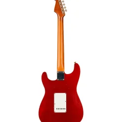 Fender Custom Shop Limited-Edition Double-Bound Stratocaster Journeyman Relic Electric Guitar Aged Candy Apple Red