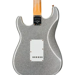 Fender Custom Shop Limited-Edition '65 Stratocaster Journeyman Relic Electric Guitar Aged Silver Sparkle