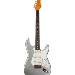 Fender Custom Shop Limited-Edition '65 Stratocaster Journeyman Relic Electric Guitar Aged Silver Sparkle