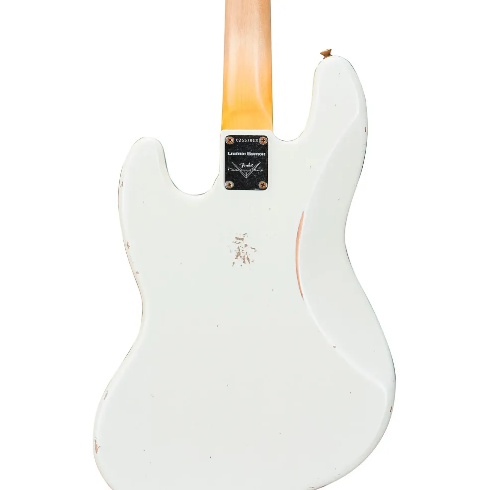 Fender Custom Shop Limited-Edition '60 Precision Bass Relic Aged Olympic White
