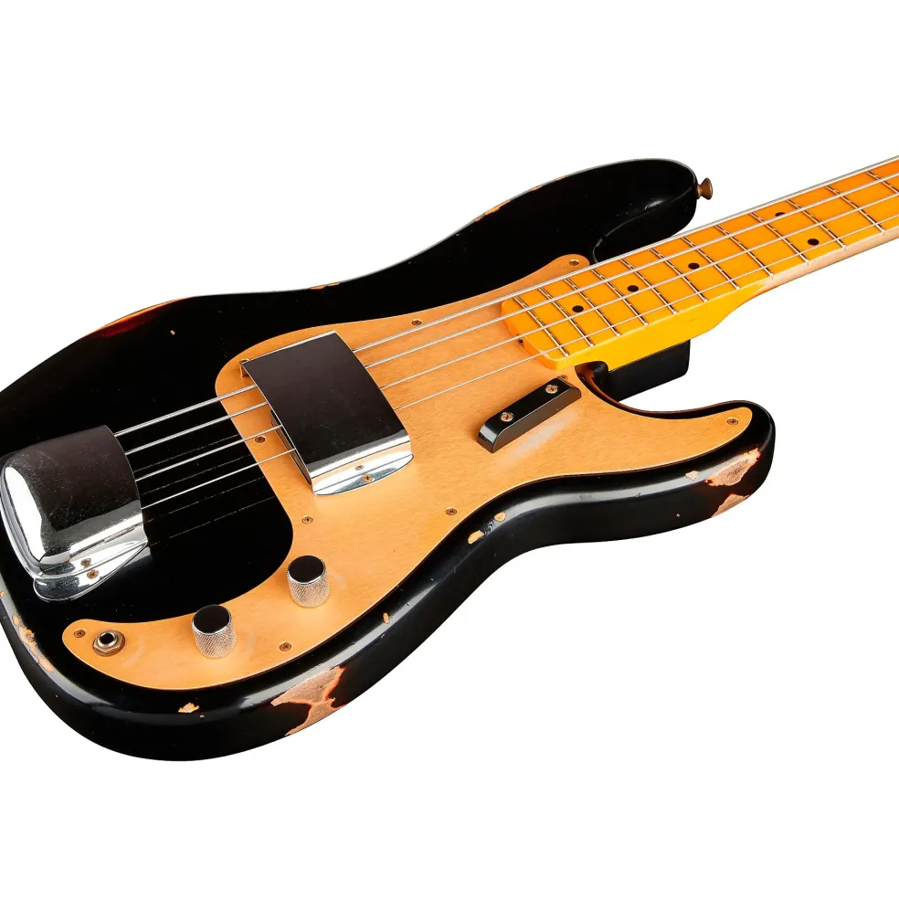 Fender Custom Shop Limited-Edition '60 Precision Bass Relic Aged Olympic White
