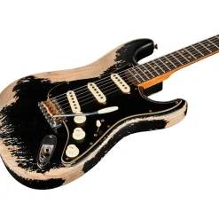 Fender Custom Shop Limited-Edition Poblano Stratocaster Super Heavy Relic Electric Guitar Aged Black