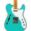 Fender Custom Shop Limited-Edition '60s Custom Telecaster Thinline Relic Maple Fingerboard Electric Guitar Aged Sea Foam Green Sparkle
