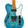 Fender Custom Shop Limited-Edition Dual P-90 Telecaster Relic Electric Guitar Blue Flower