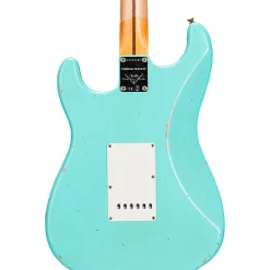 Fender Custom Shop Limited-Edition Fat '50s Stratocaster Relic Electric Guitar Super Faded Aged Seafoam Green