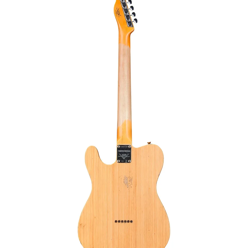 Fender Custom Shop Limited-Edition '70s Tele Custom Relic Electric Guitar Aged Natural