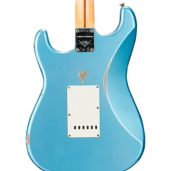 Fender Custom Shop Limited-Edition Tomatillo Stratocaster Special Relic Electric Guitar Super Faded Aged Lake Placid Blue