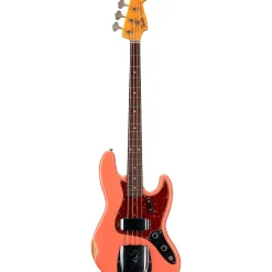 Fender Custom Shop Limited-Edition '60 Jazz Bass Relic Super Faded Aged Tahitian Coral