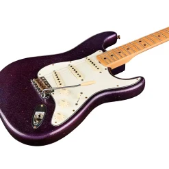 Fender Custom Shop Limited-Edition '69 Stratocaster Journeyman Relic Electric Guitar Aged Purple Sparkle