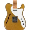 Fender Custom Shop '60s Custom Telecaster Thinline Relic Limited-Edition Electric Guitar Chartreuse Sparkle