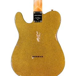 Fender Custom Shop '60s Custom Telecaster Thinline Relic Limited-Edition Electric Guitar Chartreuse Sparkle