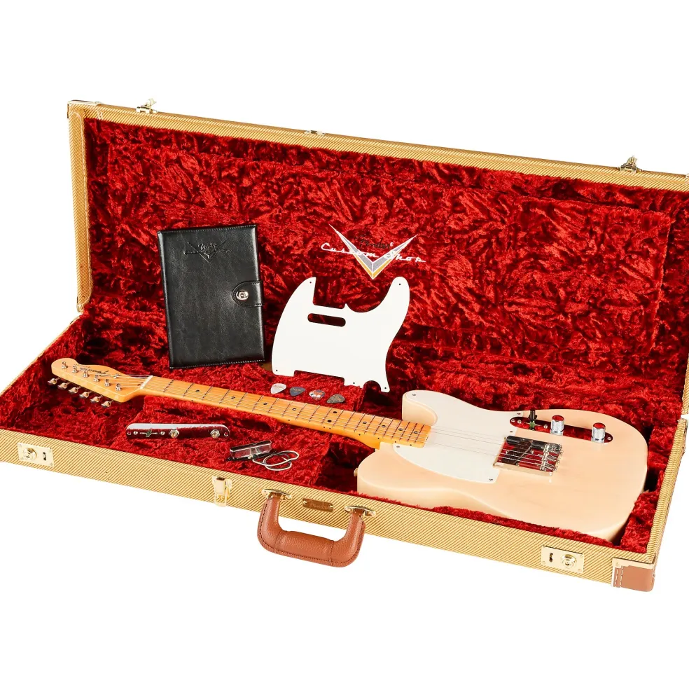 Fender Custom Shop Vintage Custom '59 Esquire Electric Guitar Faded Natural Blonde