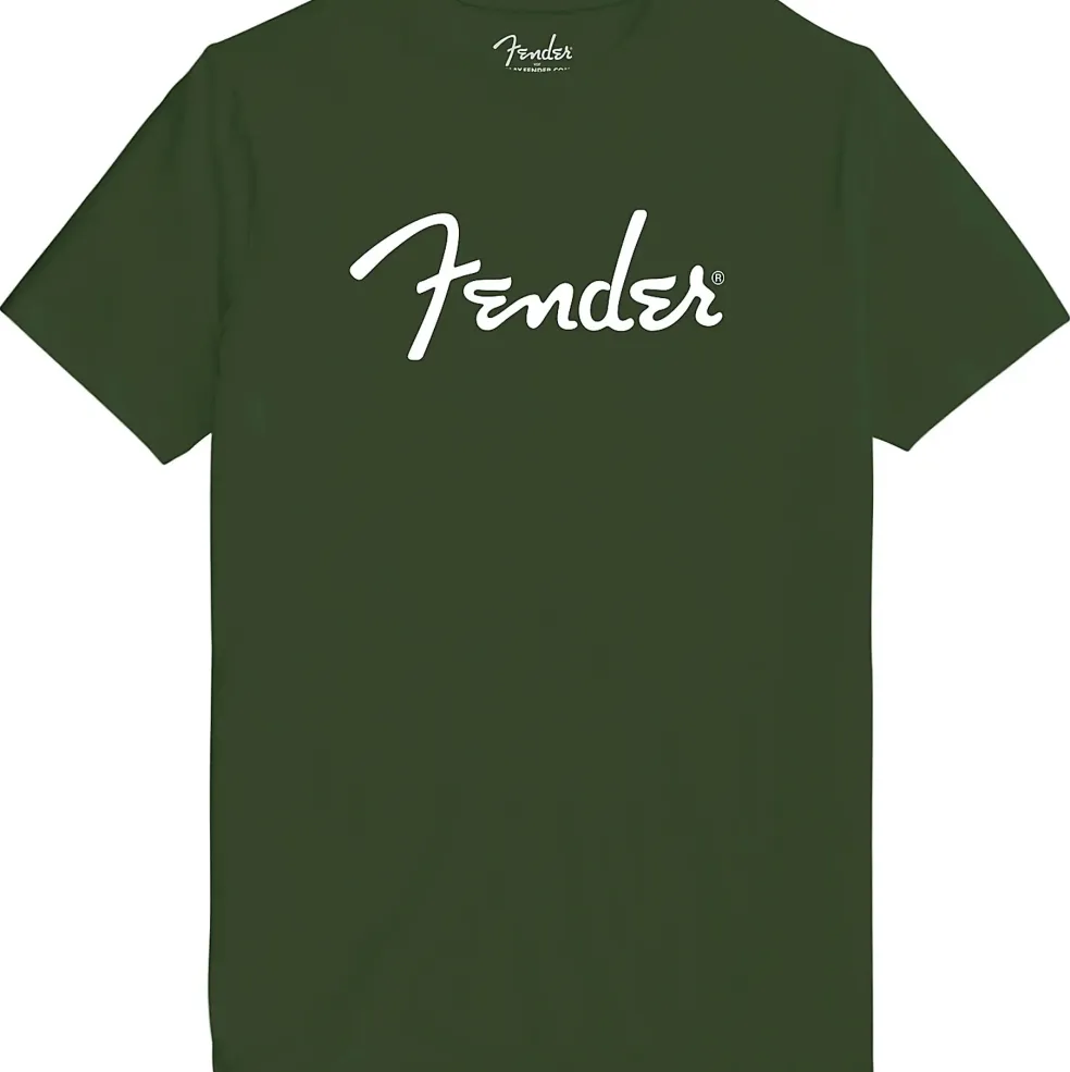 Fender Logo T-Shirt X Large Green