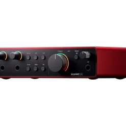 Focusrite 2i2 Gen4 With Harbinger Studio Monitor Pair, Stands & Cables SM508