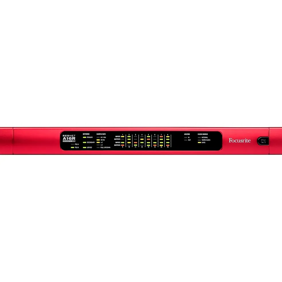 Focusrite RedNet A16R MkII 16-channel Bi-Directional Analog Interface for Dante Networks