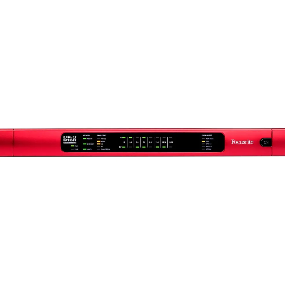 Focusrite RedNet D16R 16 MkII 16-channel Bi-Directional Digital Interface for Dante Networks