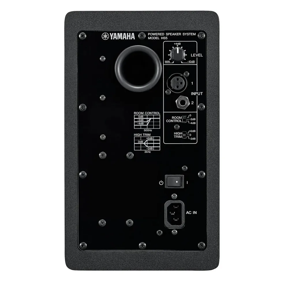 Focusrite Scarlett 2i2 Gen 4 with Yamaha HS Studio Monitor Pair Bundle (Stands & Cables Included) HS5