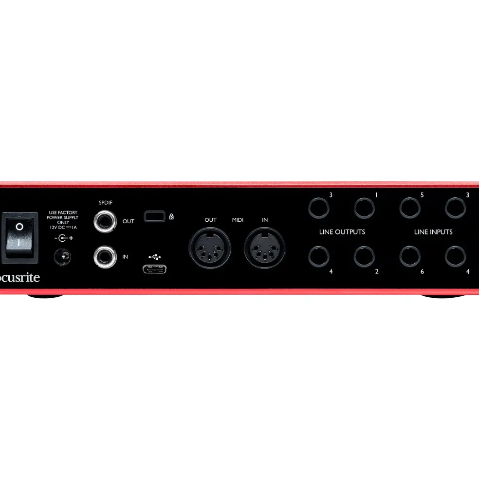 Focusrite Scarlett 8i6 USB Audio Interface Gen 3