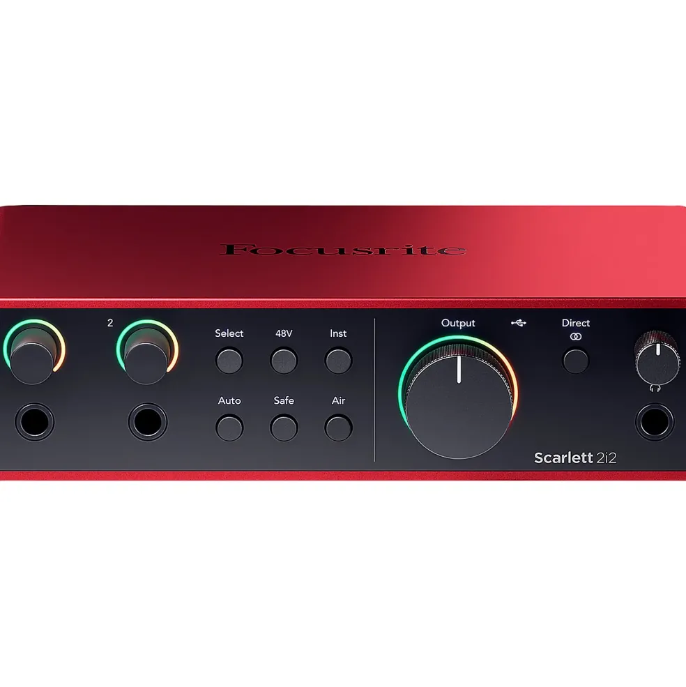 Focusrite Scarlett 2i2 USB-C Audio Interface Gen 4