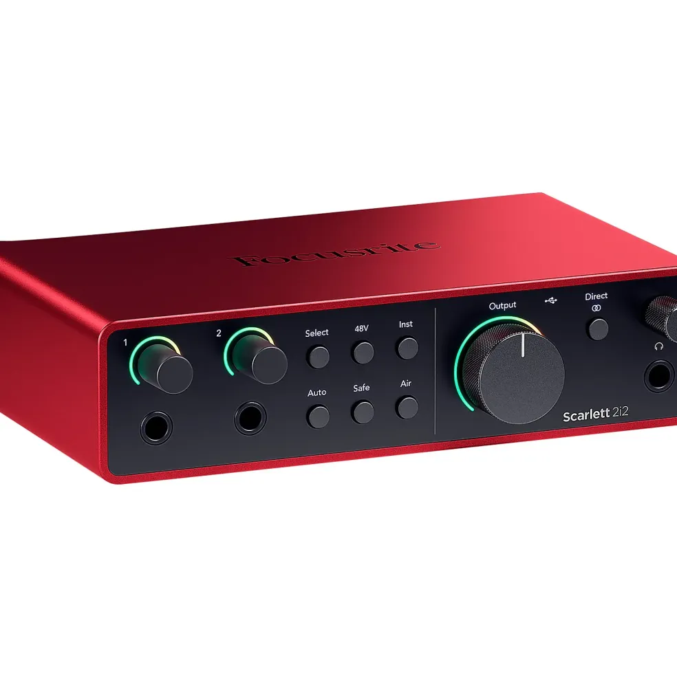 Focusrite Scarlett 2i2 USB-C Audio Interface Gen 4