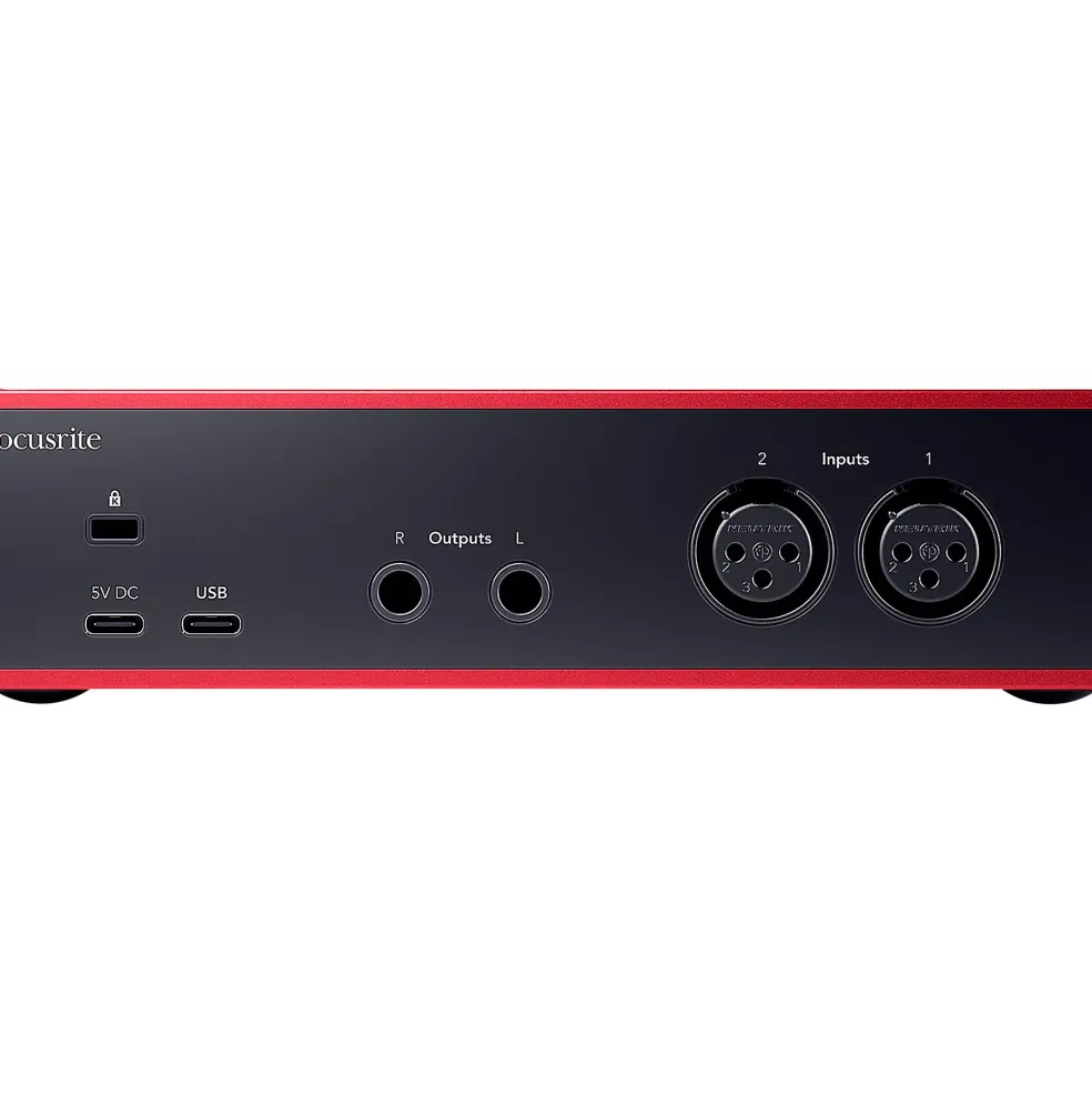Focusrite Scarlett 2i2 USB-C Audio Interface Gen 4