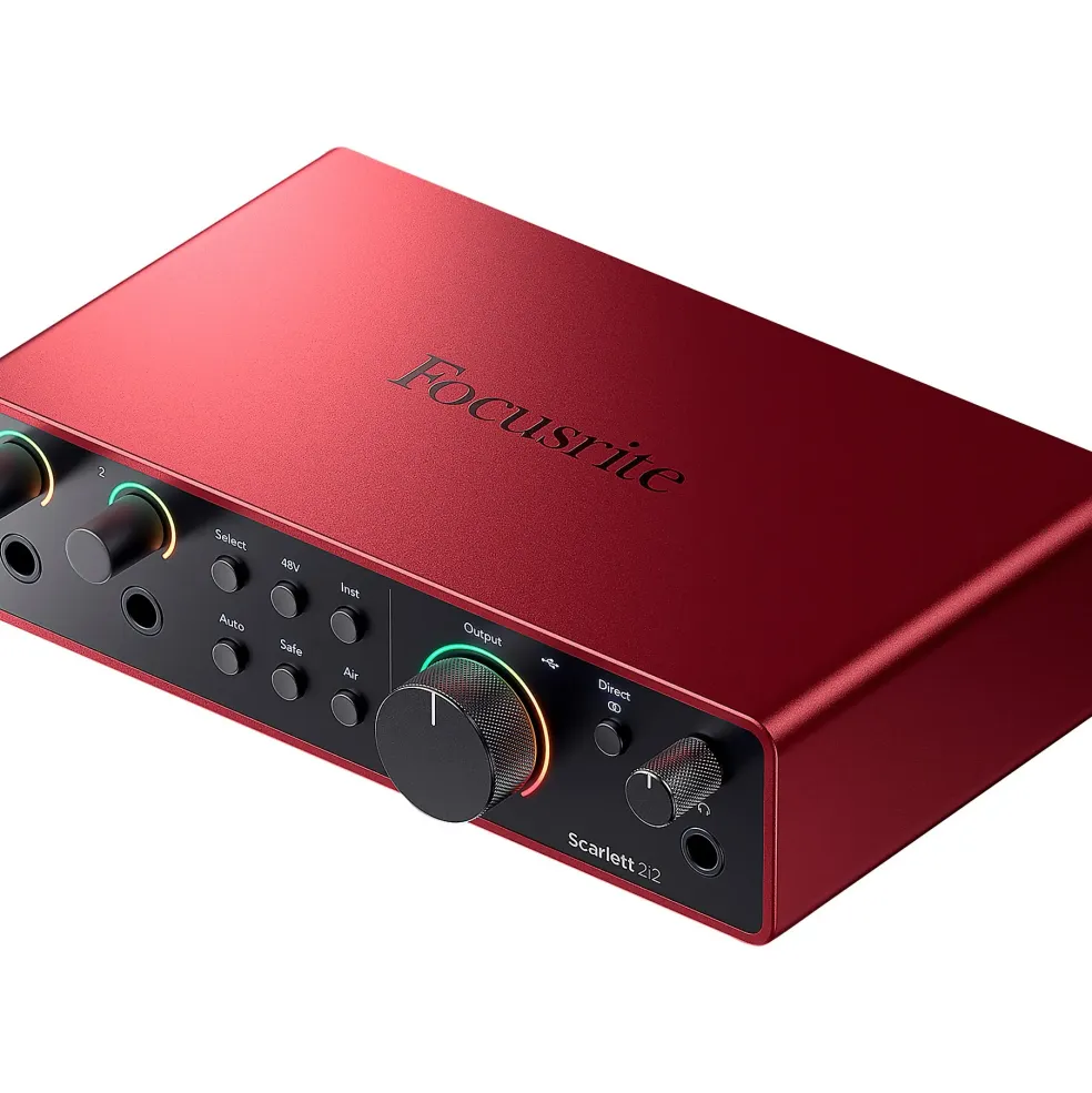 Focusrite Scarlett 2i2 USB-C Audio Interface Gen 4