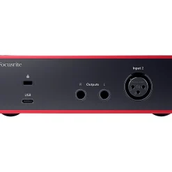 Focusrite Scarlett Solo Gen 4 With JBL 3 Series Studio Monitor Pair Bundle (Stands & Cables Included) 305MKII