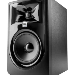 Focusrite Scarlett Solo Gen 4 With JBL 3 Series Studio Monitor Pair Bundle (Stands & Cables Included) 305MKII
