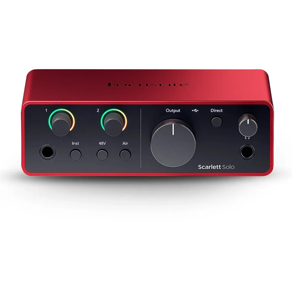 Focusrite Scarlett Solo USB-C Audio Interface Gen 4