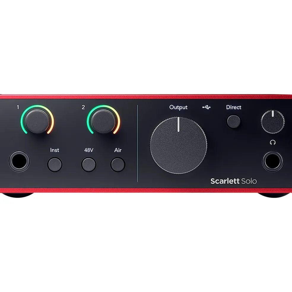 Focusrite Scarlett Solo USB-C Audio Interface Gen 4