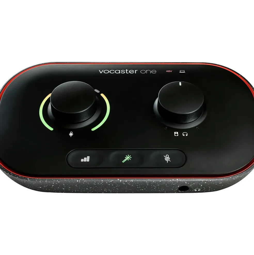 Focusrite Vocaster One Podcasting Interface for Solo Content Creators