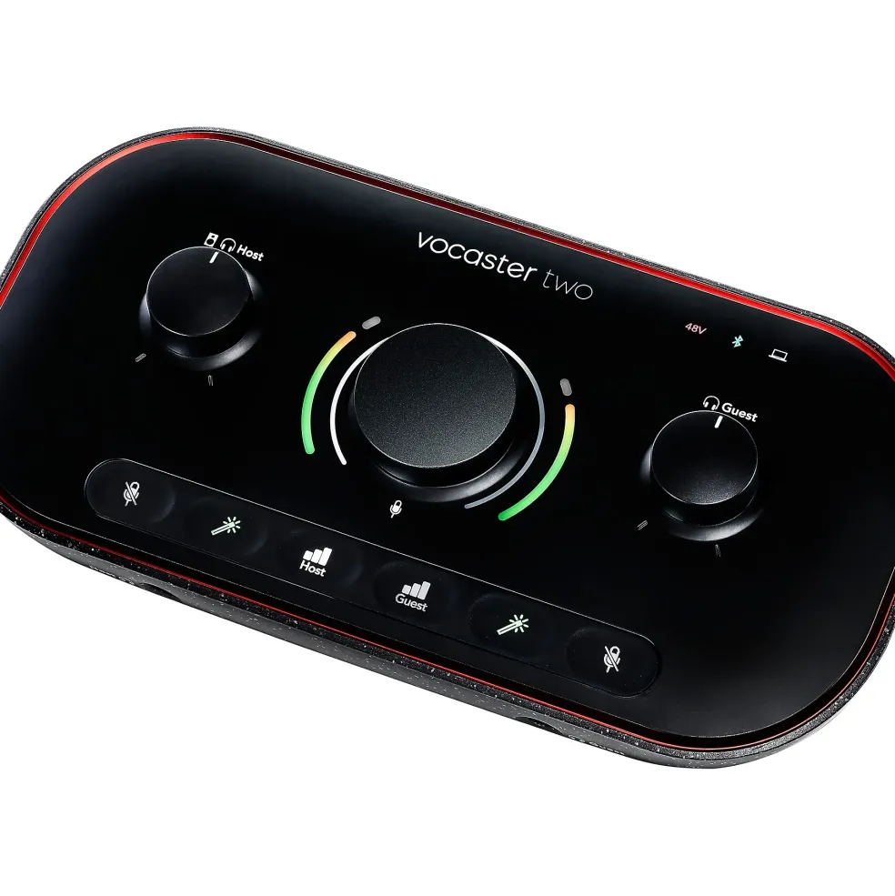Focusrite Vocaster Two Podcasting Interface for Content Creators