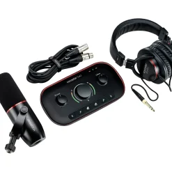 Focusrite Vocaster Two Studio Ultimate Podcasting Bundle for Content Creation