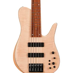 Fodera Imperial 5 Select Natural 5-String Electric Bass Flame Maple