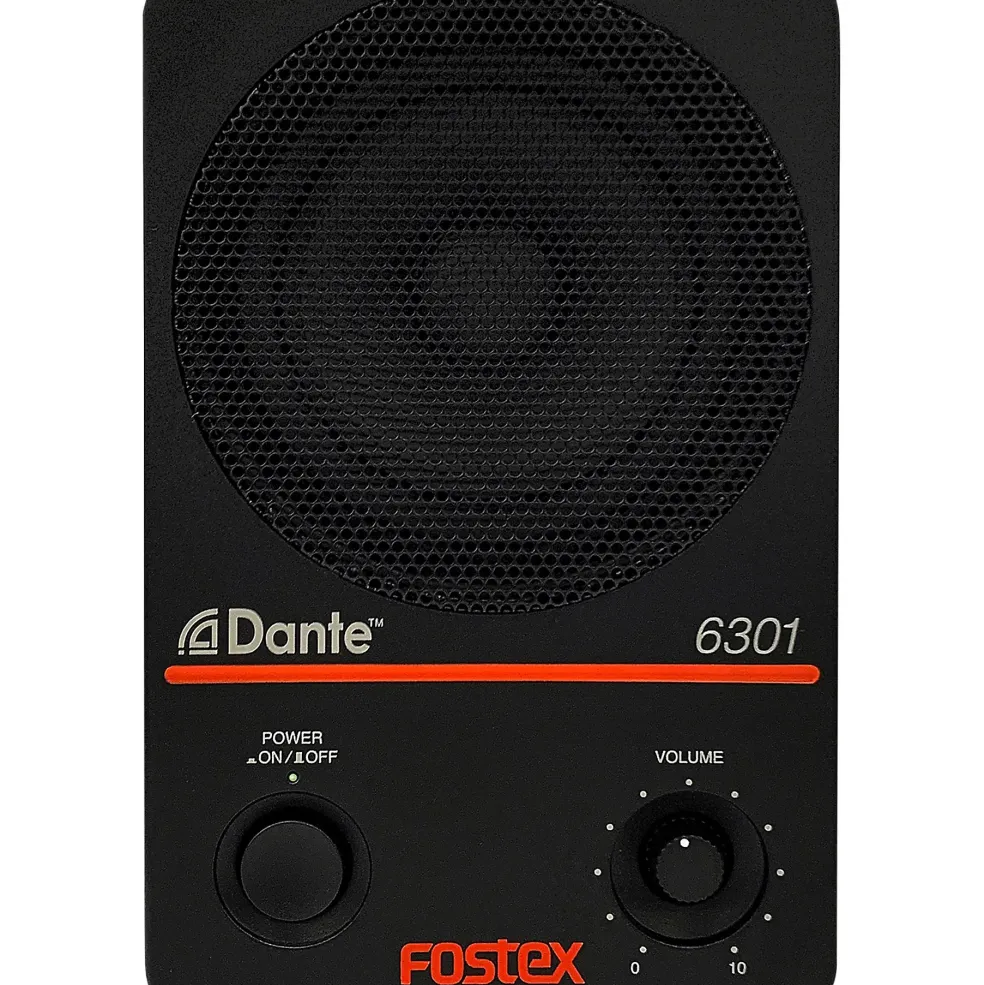 Fostex 6301DT 4" Powered Studio Monitor with DANTE (Each)