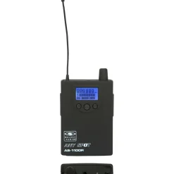 Galaxy Audio 1100 Series Wireless In-Ear Monitor Receiver Frequency With EB10 Earbuds Freq N