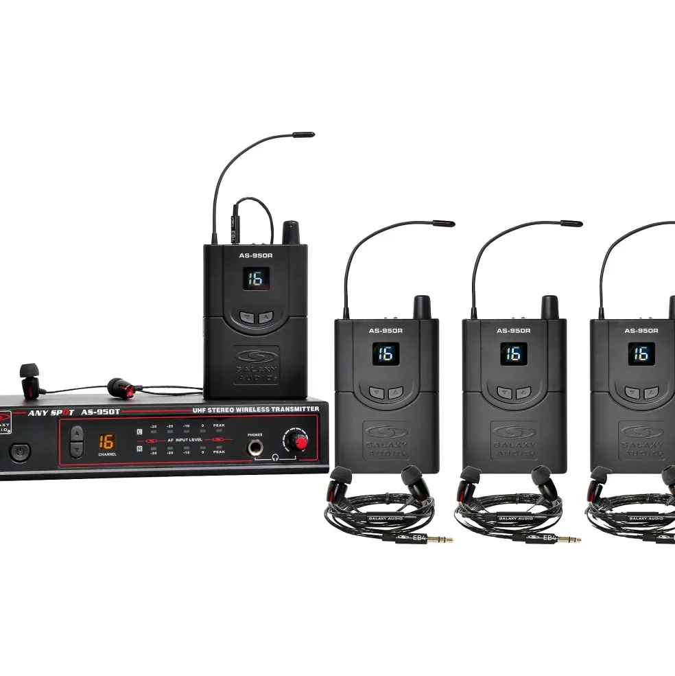 Galaxy Audio AS-950-4 Band Pack Wireless In-Ear Monitor System Band N