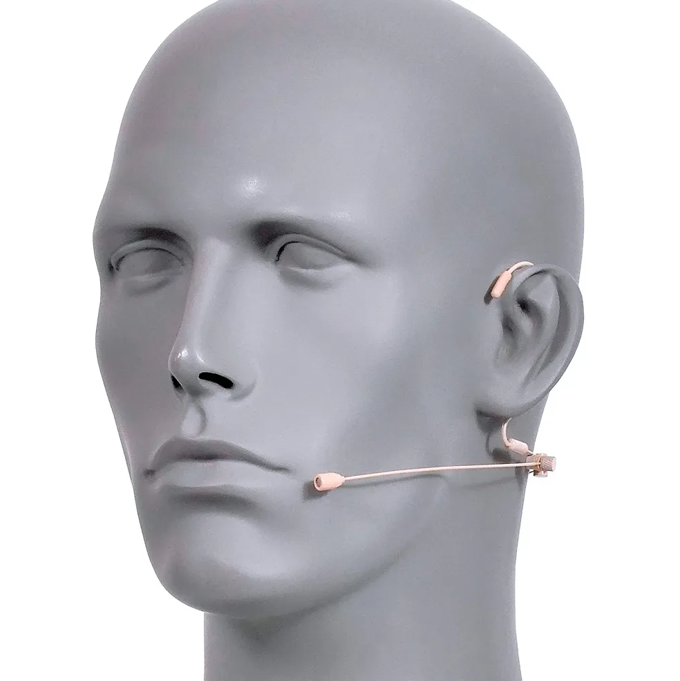 Galaxy Audio HSM4F Economical Dual Ear Fully Adjustable Headset Microphone Wired for Shure