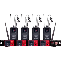 Galaxy Audio Quad UHF Wireless In-Ear Monitor Band System 534-552MHz