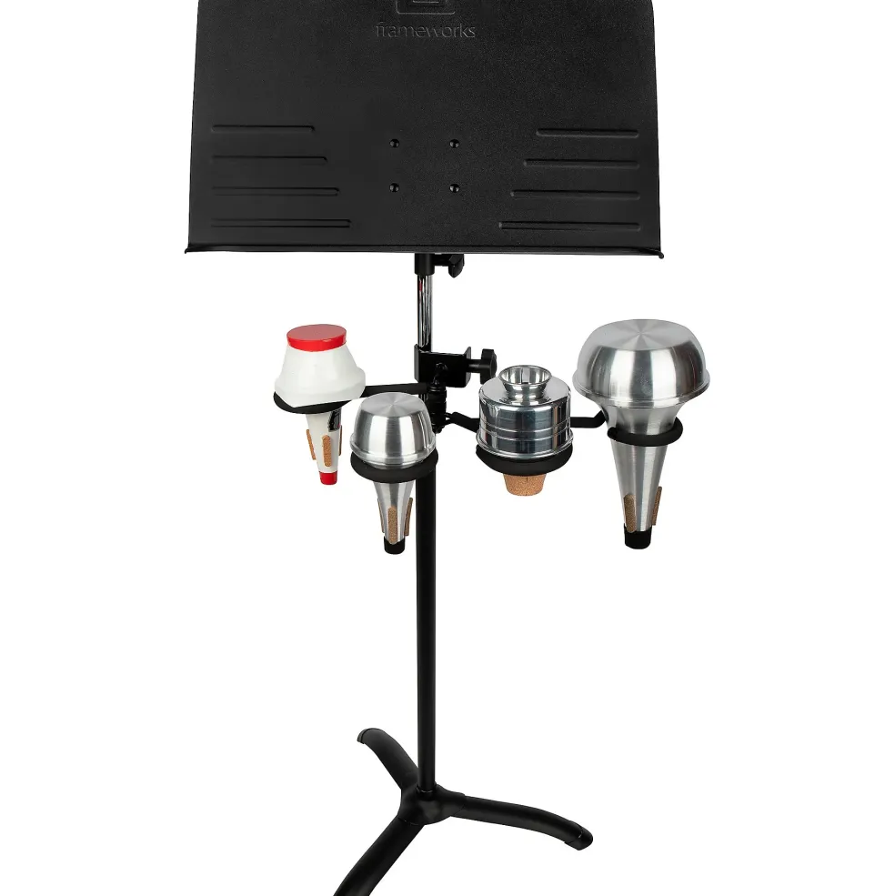 Gator Stand-Clamping Rest for Four Brass Mute Holders