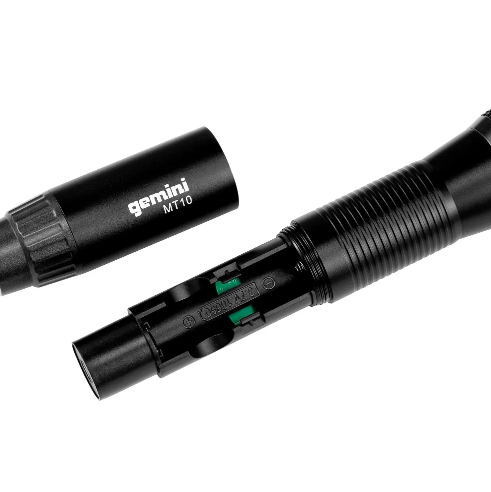 Gemini GMU-M100 Single HandHeld Wireless UHF Microphone System, 512-541.7mHz