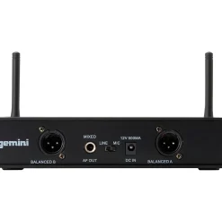 Gemini UHF-6200M UHF Dual Handheld System, 512-537.5mHz